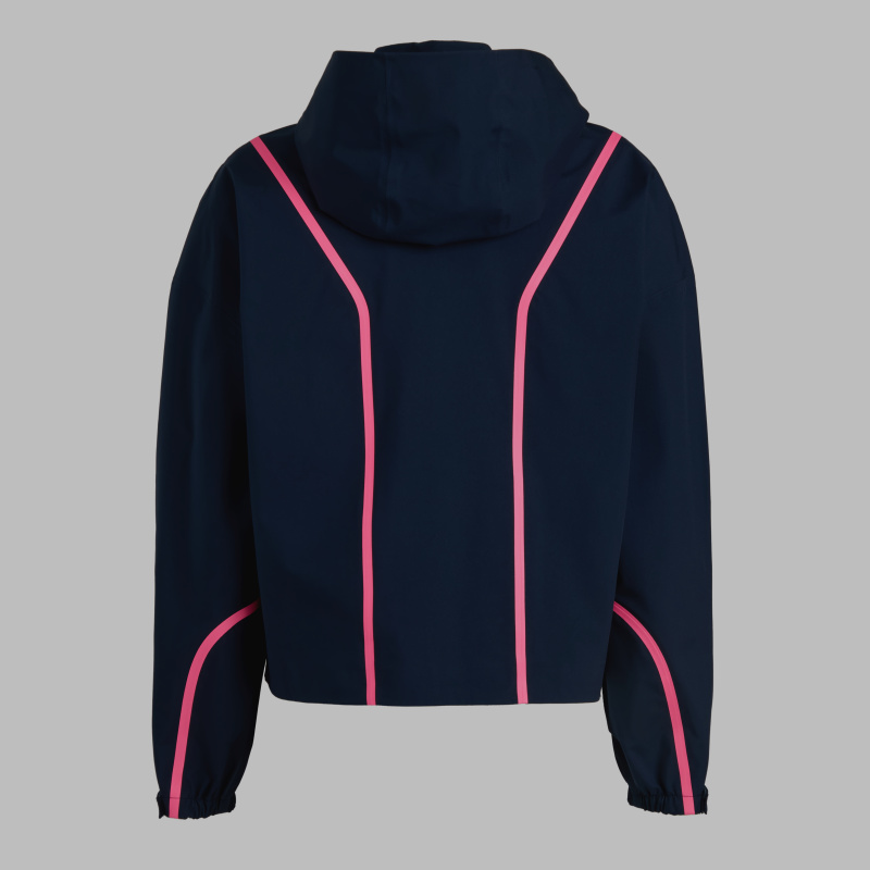 PANELED WATER REPELLENT HOODED JACKET | WOMEN'S JACKETS & VESTS
