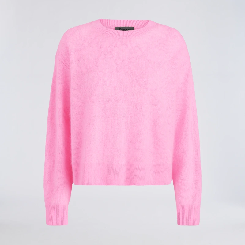 POINTELLE G BRUSHED CASHMERE CREWNECK SWEATER | WOMEN'S TOPS | G/FORE