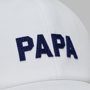 PAPA RELAXED FIT HAT in Snow