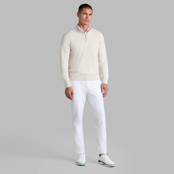 Alternative image of COOLING COTTON 1/4 ZIP JUMPER in PUMICE