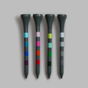 STRIPED GOLF TEES in Assorted