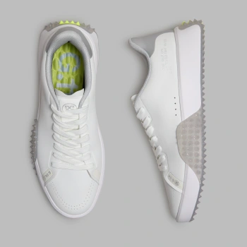 WOMEN'S G.112 METALLIC KILTIE GOLF SHOE in SNOW/METALLIC