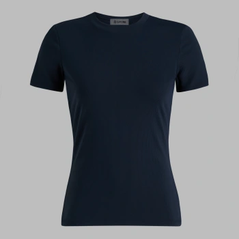 TECH NYLON RIB FITTED TEE in Twilight