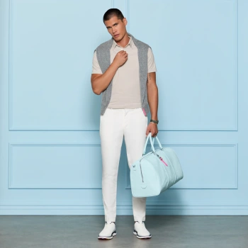 Alternative image of ALL PLAY COTTON STRETCH STRAIGHT LEG TROUSER in Snow