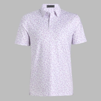 GARDEN TECH JERSEY POLO in IRIS