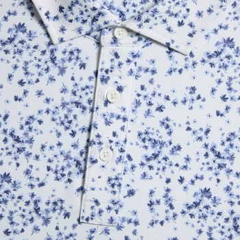 Alternative image of SCATTERED DITZY TECH JERSEY POLO in Snow / Twilight