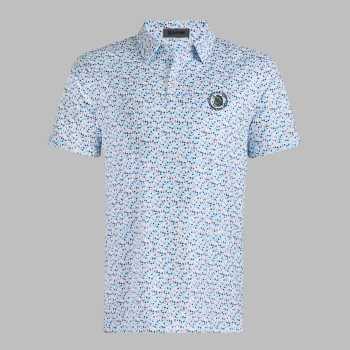 LTD RELEASE 2026 U.S. OPEN AYE POPPY TECH JERSEY POLO in Snow