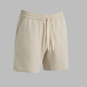 LTD RELEASE BEACHSIDE LINEN DRAWSTRING SHORT in STONE