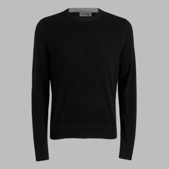 CASHMERE CREWNECK JUMPER in Onyx