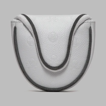 Alternative image of EMBOSSED SKULL & TEES LEATHER MALLET HEADCOVER in NIMBUS / CHARCOAL