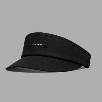 SILICONE TEE VISOR in Onyx