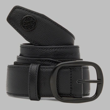 MEN'S CIRCLE G'S WEBBED BELT in Onyx