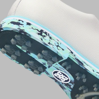 Alternative image of MEN'S GALLIVANTER CAMO SOLE LEATHER GOLF SHOE in SNOW / CENOTE