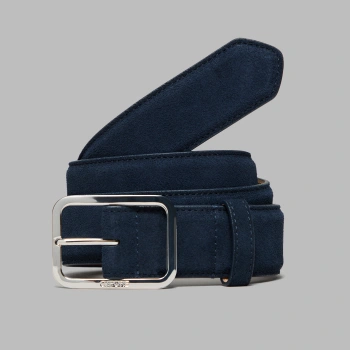 MEN'S LUXE SUEDE BELT in Twilight