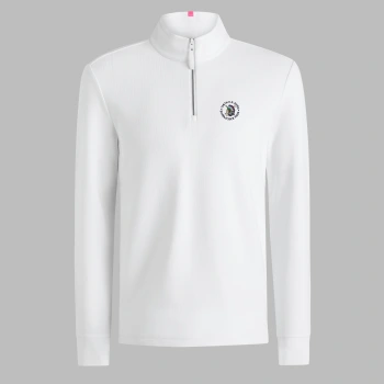 2026 U.S. OPEN WAFFLE KNIT 1/4 ZIP in Snow