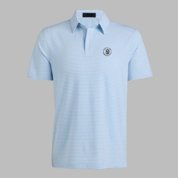 2026 U.S. OPEN ALL PLAY STRIPE STRETCH KNIT POLO in BAJA