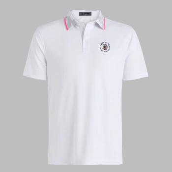 2026 U.S. OPEN CAMO COLLAR PERFORMANCE PIQU&Eacute; POLO in Snow