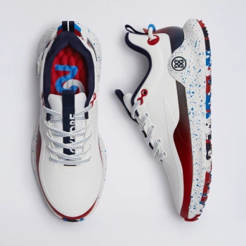WOMEN'S MG4+ O2 GRADIENT GOLF SHOE in SNOW / CLASSIC RED