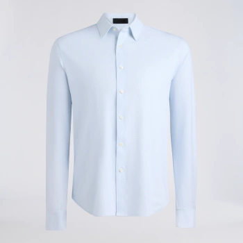 LTD RELEASE DIAMOND LUXE COTTON BLEND SHIRT in SNOW/BAJA