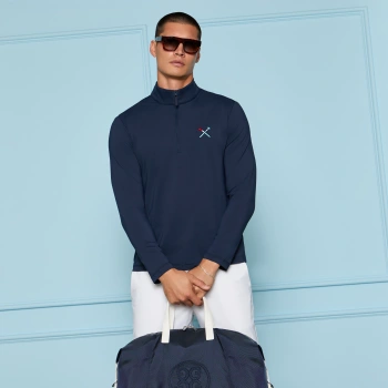 Alternative image of LTD RELEASE TEE TIME BRUSHED BACK TECH 1/4 ZIP PULLOVER in Twilight