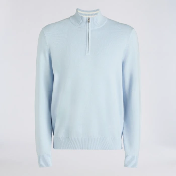 Alternative image of COOLING COTTON 1/4 ZIP JUMPER in BAJA