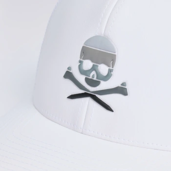 Alternative image of SKULL & TEES MID TRUCKER HAT in Snow