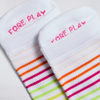 Alternative image of WOMEN'S MULTI STRIPE ANKLE SOCK in SNOW / MULTI