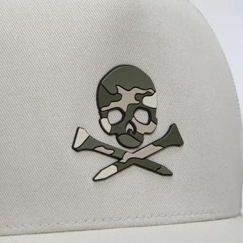 Alternative image of CAMO SKULL & TEES TALL TRUCKER HAT in PUMICE
