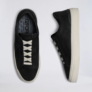 Alternative image of MEN'S ENDEAVOUR SLIP ON LEATHER SNEAKER in Onyx