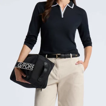 CANVAS SHOE BAG in Onyx