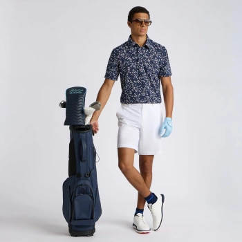Alternative image of WILDFLOWER TECH JERSEY POLO in Twilight / Snow