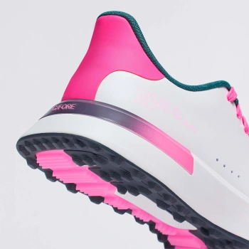 Alternative image of WOMEN'S G.112 LOVE G GOLF SHOE in SNOW / KNOCKOUT PINK