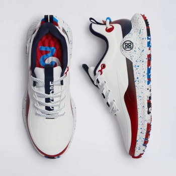 WOMEN'S MG4+ O2 GRADIENT GOLF SHOE in SNOW / CLASSIC RED