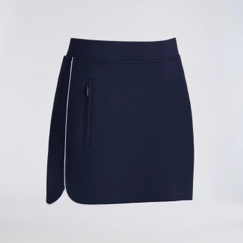 3D TULIP HEM TECH PIQU&Eacute; SKORT in Twilight