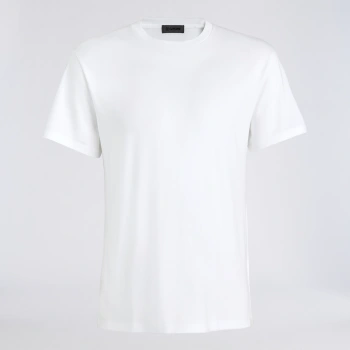 CRUCIAL COTTON TEE in Snow