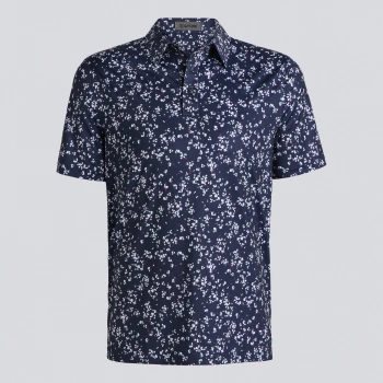 WILDFLOWER TECH JERSEY POLO in Twilight / Snow
