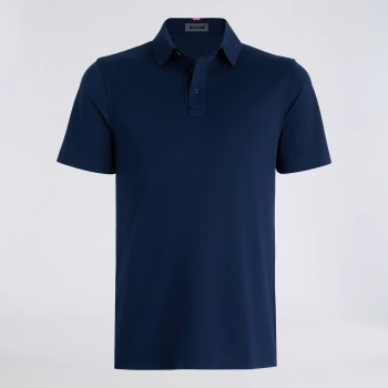 ESSENTIAL PERFORMANCE PIQU&Eacute; POLO in Twilight