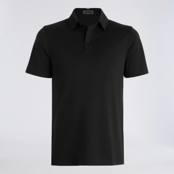 ESSENTIAL PERFORMANCE PIQU&Eacute; POLO in Onyx