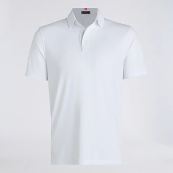 ESSENTIAL PERFORMANCE PIQU&Eacute; POLO in Snow
