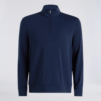 SOFT TOUCH JERSEY 1/4 ZIP in Twilight