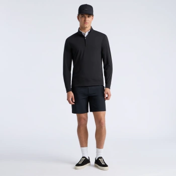 Alternative image of SOFT TOUCH JERSEY 1/4 ZIP in Onyx