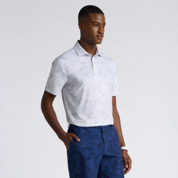 ICON CAMO TECH JERSEY POLO in Snow