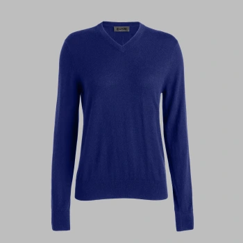 VERSE V NECK CASHMERE SWEATER in Wisteria