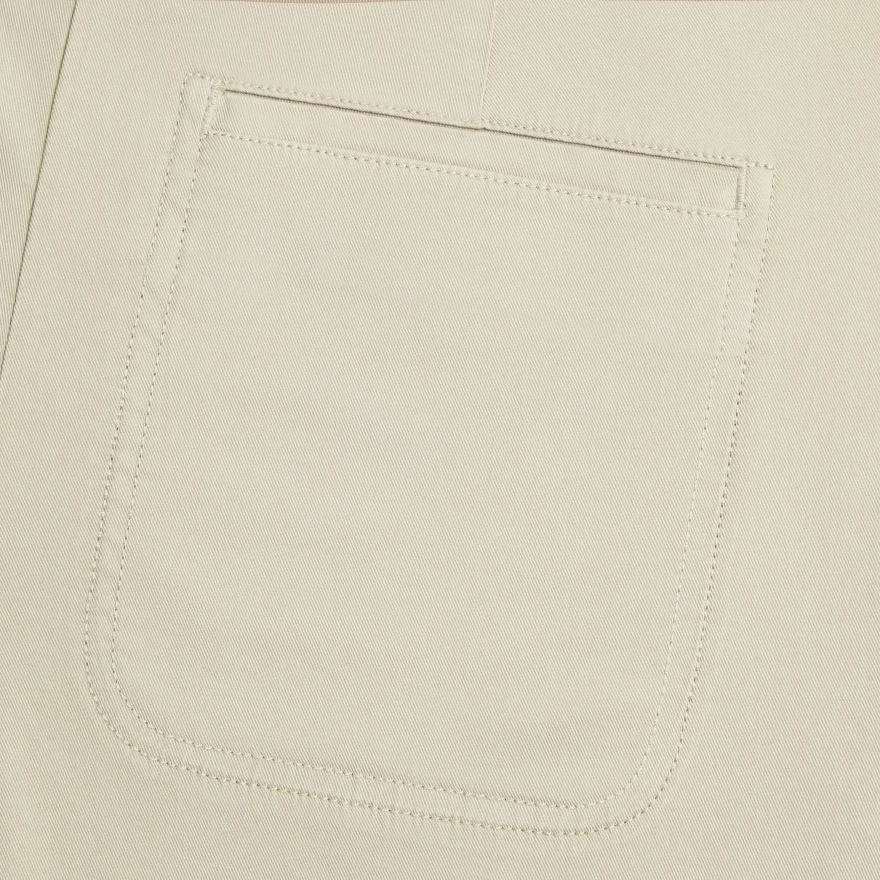 LTD RELEASE STRETCH COTTON GABARDINE BARREL LEG TROUSER in PUMICE - Alternate Image 4