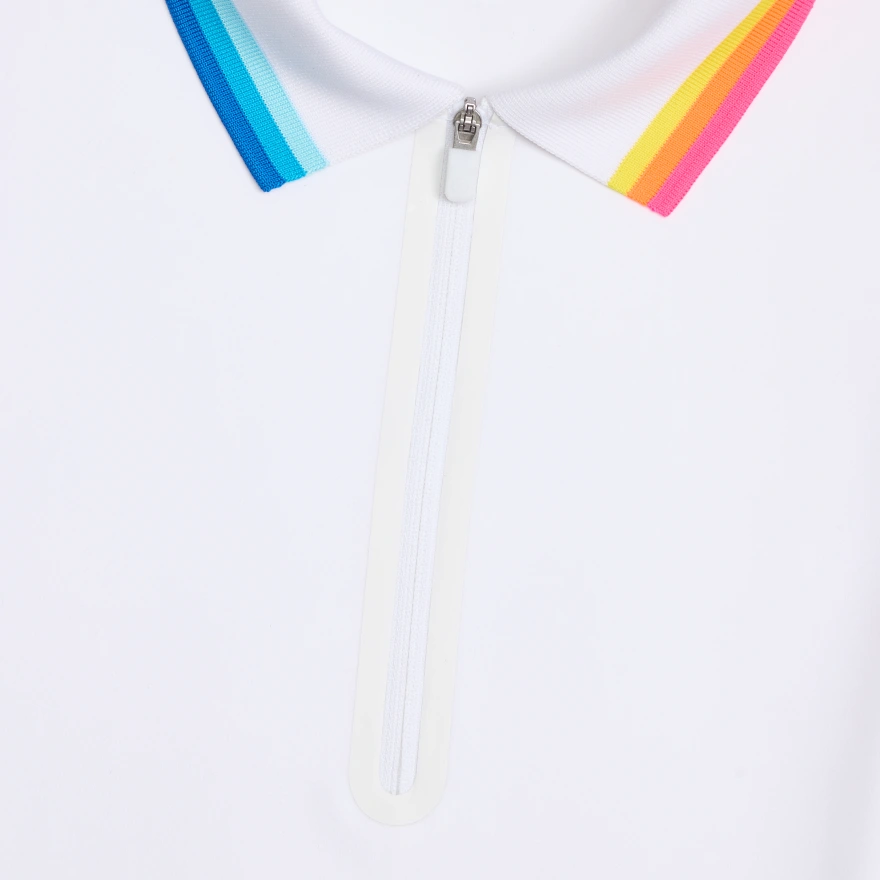 KNOCKOUT A-LINE POLO DRESS in Snow - Alternate Image 4