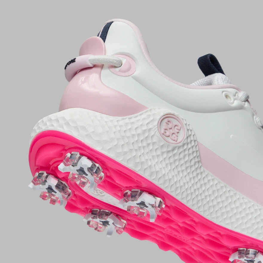 WOMEN'S MG4+ O2 G/LOCK GOLF SHOE in Snow / Blush - Alternate Image 1