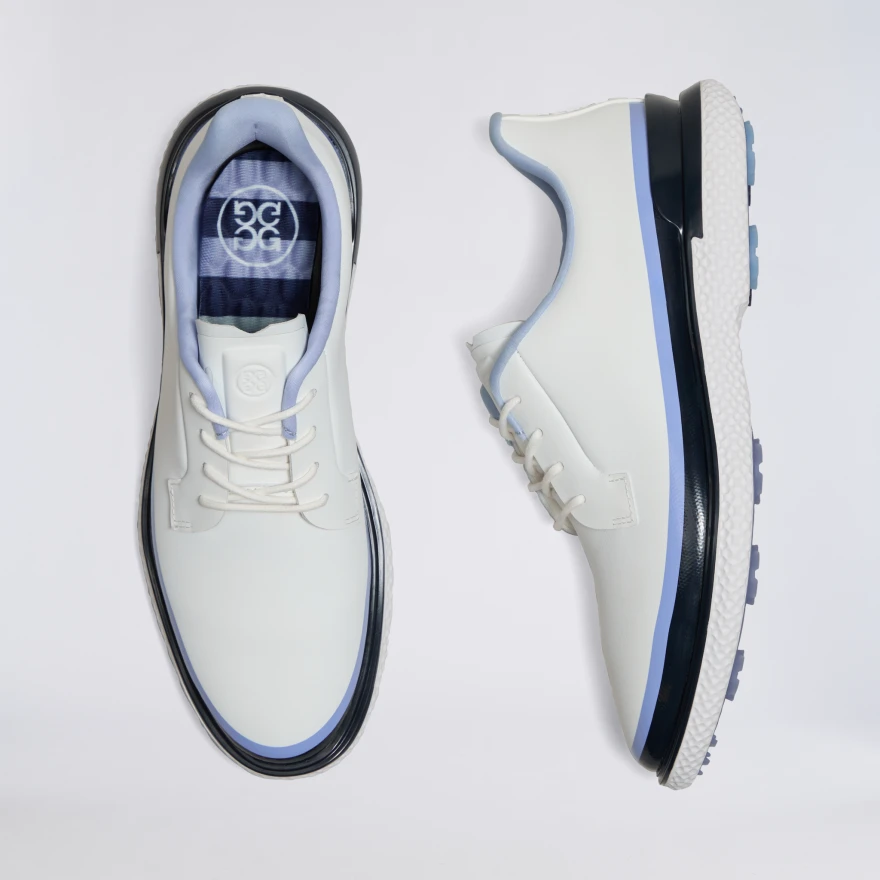 G/FORE ゴルフワンピース ホワイト/ネイビー WOMEN'S GALLIVAN2R TUXEDO STRIPE STIPPLED GOLF SHOE | WOMEN'S GOLF