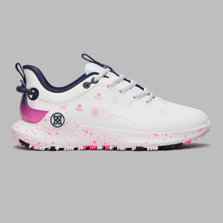 WOMEN'S MG4+ O2 GRADIENT SKULL & TEES GOLF SHOE in SNOW / MULTI - Alternate Image 2