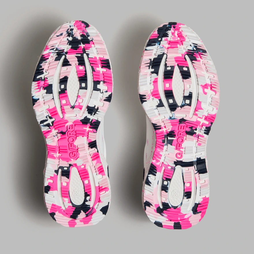 WOMEN'S MG4+ O2 GRADIENT SKULL & TEES GOLF SHOE in SNOW / MULTI - Alternate Image 3