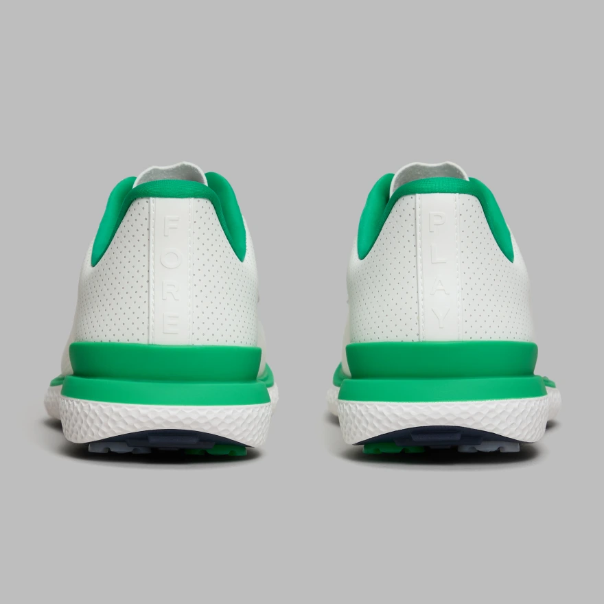 WOMEN'S GALLIVAN2R PERFORATED KILTIE GOLF SHOE in Snow / Clover - Alternate Image 4